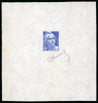 Stamp of France » Émissions à partir de 1900 1945-1947, Ensemble de 2 épreuves d'artiste sans valeur