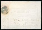 Stamp of Italian States » Naples 1837, cumulative postage due label "Dal Piemonte/Per