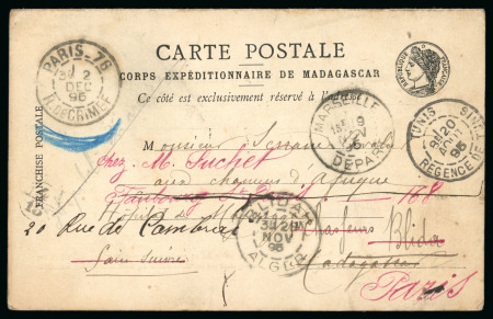 Stamp of Colonies françaises » Madagascar (Poste française) 1895, Carte postale du Corps Expéditionnaire de Madagascar