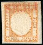 Stamp of Italian States » Collections and Lots 1861, Province Napoletane, gruppo composto da 14 francobolli usati, 
