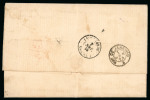 Stamp of Belgium 1875 (Nov 7) Entire letter to Brazil with a very rare pre-UPU four-colour franking to an exceedingly scarce destination.