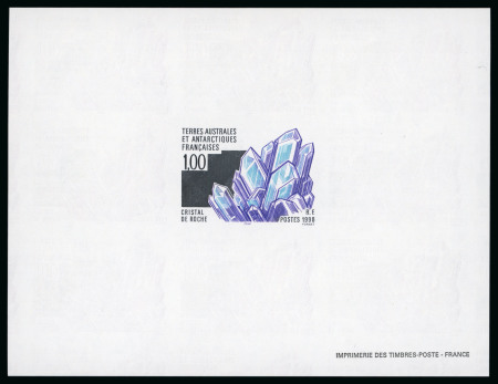 Stamp of Colonies françaises » TAAF 1998, Lot de 12 épreuves de luxe gommées ** dont