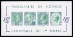 Stamp of Colonies françaises » Monaco 1985, Coffret du Centenaire du timbre monégasque principalement