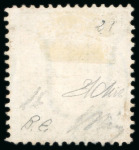 Stamp of German States » Hamburg 1864-65, 9s yellow, used with 11.12.66 blue cds 