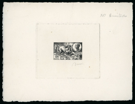 Stamp of France » Émissions à partir de 1900 1944, Épreuve d’artiste du timbre non émis sur