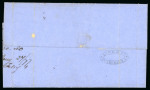 Stamp of Venezuela » German HAPAG Mail  1876 (Dec 30) Cover from Liverpool to Caracas with HAPAG strip of three cancelled at St. Thomas
