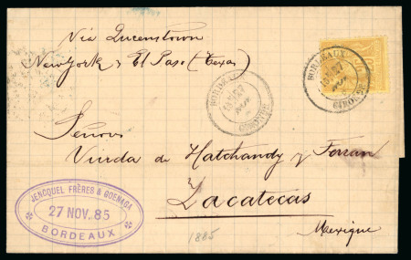 Stamp of France » Collections 1880-1900, Sélection de 42 lettres Type Sage dont
