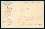 Stamp of Colonies françaises » Monaco 1837, Document postal de l'administration de la poste