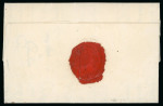 Stamp of France 1825-1826, Lot de 4 lettres depuis la Légation française
