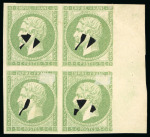 Stamp of France » Empire 1853-1862 1853-1860, Essais de superposition, Empire non dentelé