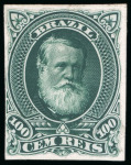 Stamp of Brazil 1866-1877, a very interesting assembly of ABN plate proofs