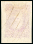Stamp of Brazil » 1866-83 Dom Pedro » 1877-78 Roulette "White Beard" Issue 1877, 200r deep purple, proof of an unadopted design