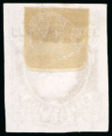 Stamp of Brazil » 1866-83 Dom Pedro » 1877-78 Roulette "White Beard" Issue 1877, 260r deep purple, die proof of an unadopted design