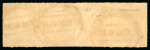 Stamp of Brazil » 1866-83 Dom Pedro » 1877-78 Roulette "White Beard" Issue 1878, 300r ochre, strip of four, very fresh cancelled