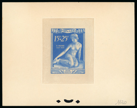 Stamp of Colonies françaises » Monaco Monaco: 1948, Ensemble sur les séries sculptures de