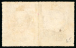 Stamp of Brazil » 1866-83 Dom Pedro » 1877-78 Roulette "White Beard" Issue 1878, 700r brown red, two rejoined unused examples