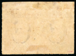 Stamp of Brazil » 1866-83 Dom Pedro » 1877-78 Roulette "White Beard" Issue 1878, 700r brown red, deep shade, a great pair with sheet margin at top