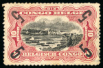 Stamp of Large Lots and Collections Belgian Congo: 1886-1960, Mint, used and postal history collection beautifully mounted in 8 albums