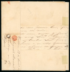 Stamp of Brazil » 1866-83 Dom Pedro » 1876 Roulette "Black Beard" Issue 1876, 80r violet black, block of four and single on cover