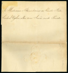 Stamp of Brazil » 1866-83 Dom Pedro 1854 (June 30)  Entire letter from Empress Dona Teresa Cristina to Rome signed "Imperatriz"