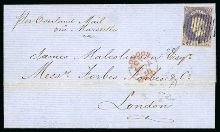 Stamp of Large Lots and Collections Ceylon - Cancellations: Collection of cancellations