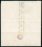 Stamp of Brazil » 1844-46 Slanting Figures 1845, 90r black, intermediate imrpession, type IIa, two stamps on cover