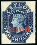 Stamp of Large Lots and Collections Ceylon: 1862-1982, Specialised collection in 15 albums in a large box