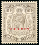 Stamp of Large Lots and Collections Ceylon: 1862-1982, Specialised collection in 15 albums in a large box