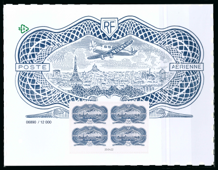 Stamp of France » Collections France: 2022, Lot de 7 affiches Burelé Salon Philex