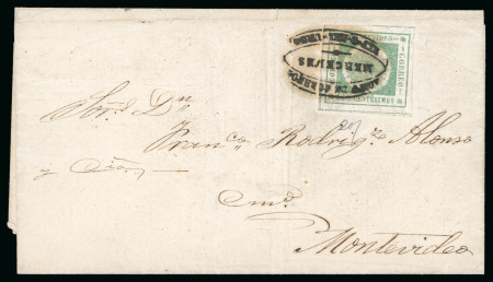 Stamp of Large Lots and Collections Uruguay: 1859-61 Suns "Thin" & "Thick" Figures Issues,