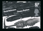 Stamp of Great Britain » Queen Elizabeth II 1976 Social Reformers group of varieties