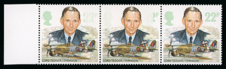 Stamp of Great Britain » Queen Elizabeth II 1986 History of Royal Air force 22p pale turquoise-green,