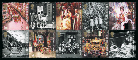 Stamp of Great Britain » Queen Elizabeth II 2003 50th Anniversary of Coronation 1st Class issue,