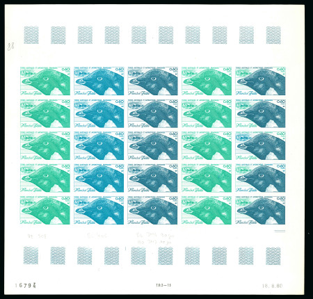 Stamp of Colonies françaises » TAAF 1980, 60 centimes Le manchot d'Adélie, Y&T n°87,