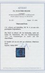 Stamp of German States » Thurn and Taxis 1852-58, 3kr black on dark blue, exceptional margins, used with red cancel