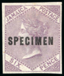 Stamp of Jamaica 1860-191, collection contained in one album, written