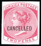 Stamp of Jamaica 1860-191, collection contained in one album, written