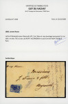 Stamp of Egypt » Russian Post Offices » Alexandria 1866, ROPIT 2pi blue, good to very large margins, neatly