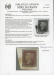 Stamp of Great Britain » 1841 1d Red 1841, 1d red-brown pl.108, good to large margins, tied to small piece by yellow-brown "97" Scottish numeral