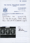 Stamp of Great Britain » 1840 2d Blue (ordered by plate number) 1840 2d. blue,  Pl. 2, OJ-OL strip of three, good to