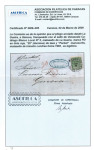 Stamp of Venezuela » St Thomas-La Guaira-Puerto Cabello - Robert Todd Issues 1865 (Jan 25), Cover sent from La Guaira to Genoa,