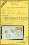 Stamp of Venezuela » St Thomas-La Guaira-Puerto Cabello - Robert Todd Issues 1866 (Jun 8), Cover sent from Puerto Cabello to Bordeaux,