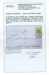 Stamp of Venezuela » St Thomas-La Guaira-Puerto Cabello - Robert Todd Issues 1865 (JU 25), Cover sent from La Guaira to Pamplona,