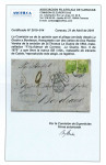 Stamp of Venezuela » St Thomas-La Guaira-Puerto Cabello - Robert Todd Issues 1865, Cover sent from Caracas to Bordeaux, franked