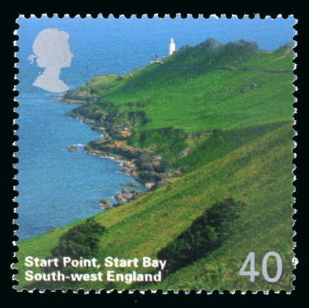 Stamp of Great Britain » Queen Elizabeth II 2005 A British Journey 40p. trial with thin 4 in 40,