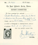 Stamp of Australia » South Australia 1868-79 3d. on 4d. Prussian blue, perf 11.5-12.5, very