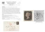 Stamp of Great Britain » 1840 1d Black and 1d Red plates 1a to 11 1840 (Sep 26) wrapper from Exeter to Bradford with 1840 1d black pl.3 EB