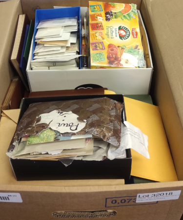 Stamp of Large Lots and Collections All World: 1850s-1950s, Old-time collection in a large