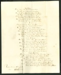 Stamp of Great Britain » 1840 1d Black and 1d Red plates 1a to 11 1841 (Feb 12) Valentine entire from Belfast to Ballyclare, bearing 1840 1d black GD