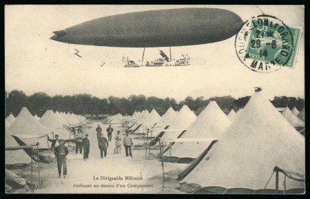 Stamp of Large Lots and Collections » Picture Postcards Airships: 1903-34, Group of 37 picture postcards of airships